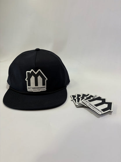 Personalized Leather Patch Cap